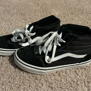 Vans Shoes Kids 2 Sneakers Sk8 Hi Casual Skate Suede Canvas Black Active Sport